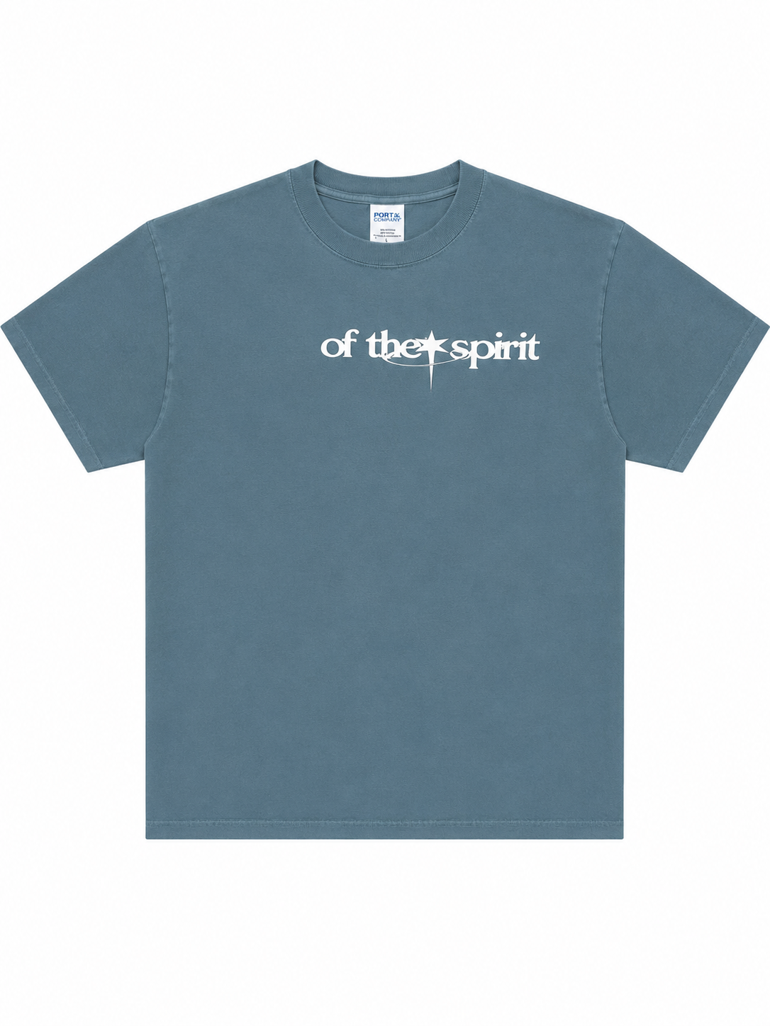 LOVE-  WAHSED BLUE T SHIRT