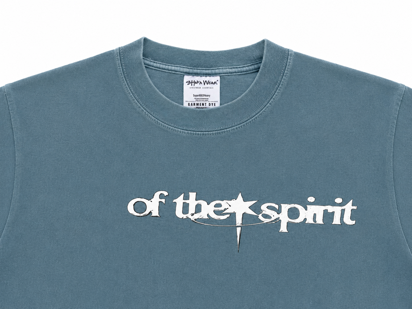 LOVE-  WAHSED BLUE T SHIRT